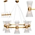 Elegant Elinor Chandeliers 3D model small image 1