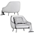 Modern Shift Armchair: Sleek Design, Maximum Comfort 3D model small image 7