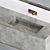 Sleek Edone Bathroom Vanity - REA 006 3D model small image 3
