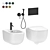 Elegant Cielo Era Wall Hung WC/Bidet 3D model small image 1