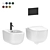 Elegant Cielo Era Wall Hung WC/Bidet 3D model small image 8