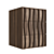 Elegant Walnut Bedside Table: Porada Masai 1 3D model small image 1