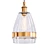 Brass Water Glass Pendant 3D model small image 1