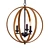 Elegant Globe Chandelier 3D model small image 1