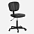 Alban Work Chair: Comfortable & Stylish 3D model small image 1