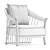 Sophisticated Longhi Dorothy Armchair 3D model small image 6