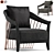 Sophisticated Longhi Dorothy Armchair 3D model small image 7