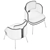 Elegant Dining Chair - Mezzo Collection 3D model small image 5