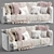 Vittoria Slip Cover Sofa: Elegant and Versatile! 3D model small image 1