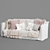 Vittoria Slip Cover Sofa: Elegant and Versatile! 3D model small image 5