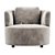 Sleek Modern Elain Armchair 3D model small image 2