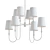 Elegant Vendome Large Chandelier 3D model small image 2