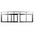 Sleek Aluminum Sliding Doors & Windows 3D model small image 5