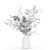 Winter Blooms Bouquet 3D model small image 4