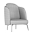 Elegant Lucia Armchair: Ditre Italy 3D model small image 4