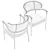 Mason Dining Chair - Elevated Elegance 3D model small image 5