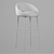 Modern Bloom Bar Stool: Elegant Design & Multiple Base Options 3D model small image 3