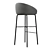 Modern Bloom Bar Stool: Elegant Design & Multiple Base Options 3D model small image 5