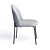 Nordie Contemporary Chair - Stylish and Durable 3D model small image 10