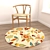 Versatile Rug Set: 8 Unique Designs 3D model small image 2