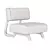 Contemporary Lewis Mezzo Armchair 3D model small image 4