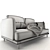 Modern Herman Sofa: Sleek Design, PBR Material 3D model small image 4