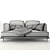 Modern Herman Sofa: Sleek Design, PBR Material 3D model small image 5