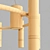 Modern React R Pendant Lamp 3D model small image 3