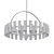 Radiant Elegance Chandelier 3D model small image 2