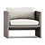 Sophisticated Vitali Sofa Armchair 3D model small image 4