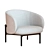 Modern MELA Lounge Chair: Artisan Craftsmanship 3D model small image 1