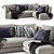 Modern Dallas Sofa: V-Ray Render 3D model small image 1