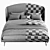 Luxury Linen Bed Set 3D model small image 5