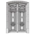 Classic 3D Door | 2000mm x 3200mm 3D model small image 6