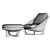 Elegant Lido Armchair: Comfortable and Stylish 3D model small image 6