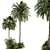Tropical Oasis Garden Set 3D model small image 1