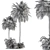 Tropical Oasis Garden Set 3D model small image 7