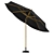 Black & Green Parasol: Stylish Shade Solution 3D model small image 2