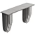 Elegant Stripe Art Console 3D model small image 2