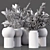 Collaction Indoor Plant Set 3D model small image 6