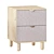 Santiago Bedside Table: Tejons Time Deco 3D model small image 1