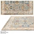 Title: WAZIR GRAY-BRN Ethnic Wool Carpet 3D model small image 1