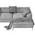 Frank Sofa: Stylish & Comfortable 3D model small image 5