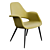 Vitra Organic Chair: Modern Elegance for Comfort 3D model small image 3
