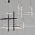 Modern LED Chandeliers: Coordinates Collection 3D model small image 6