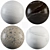 Marble 35 Collection: Gray, Brown, Beige Stone Textures 3D model small image 1