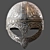 Viking Warrior Stainless Helmet 3D model small image 4