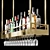 Modern Wine Shelf Storage Unit 3D model small image 3