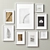 Elegant Wood Picture Frames 3D model small image 4