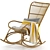 Monet Rocking Chair: Elegant and Comfortable 3D model small image 2